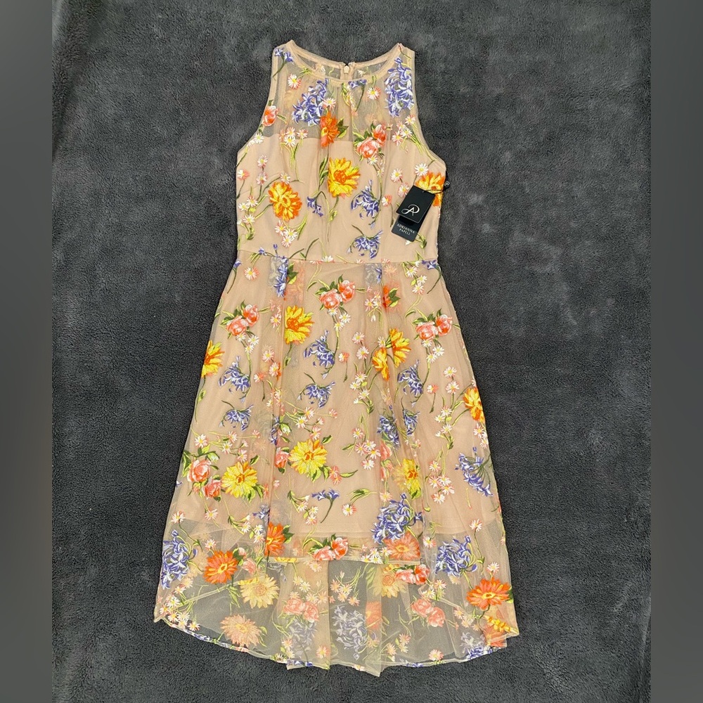 Adrianna Papell Floral Sleeveless Dress